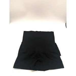 Nearly Nude Womens Shaping Undershorts Black M/L High Waist Stretch Lot of 2 NEW